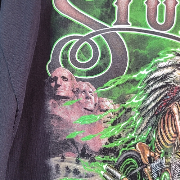 Sturgis Black Hills Motor Classic Bike Rally 2018 Possessed Motorcycle Men's Tee - Picture 8 of 16